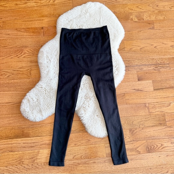 Spanx Look at Me Now Black Leggings Sz XL - Picture 5 of 10